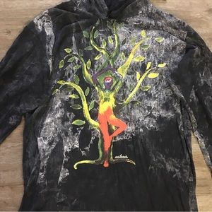 Graphic large hoody